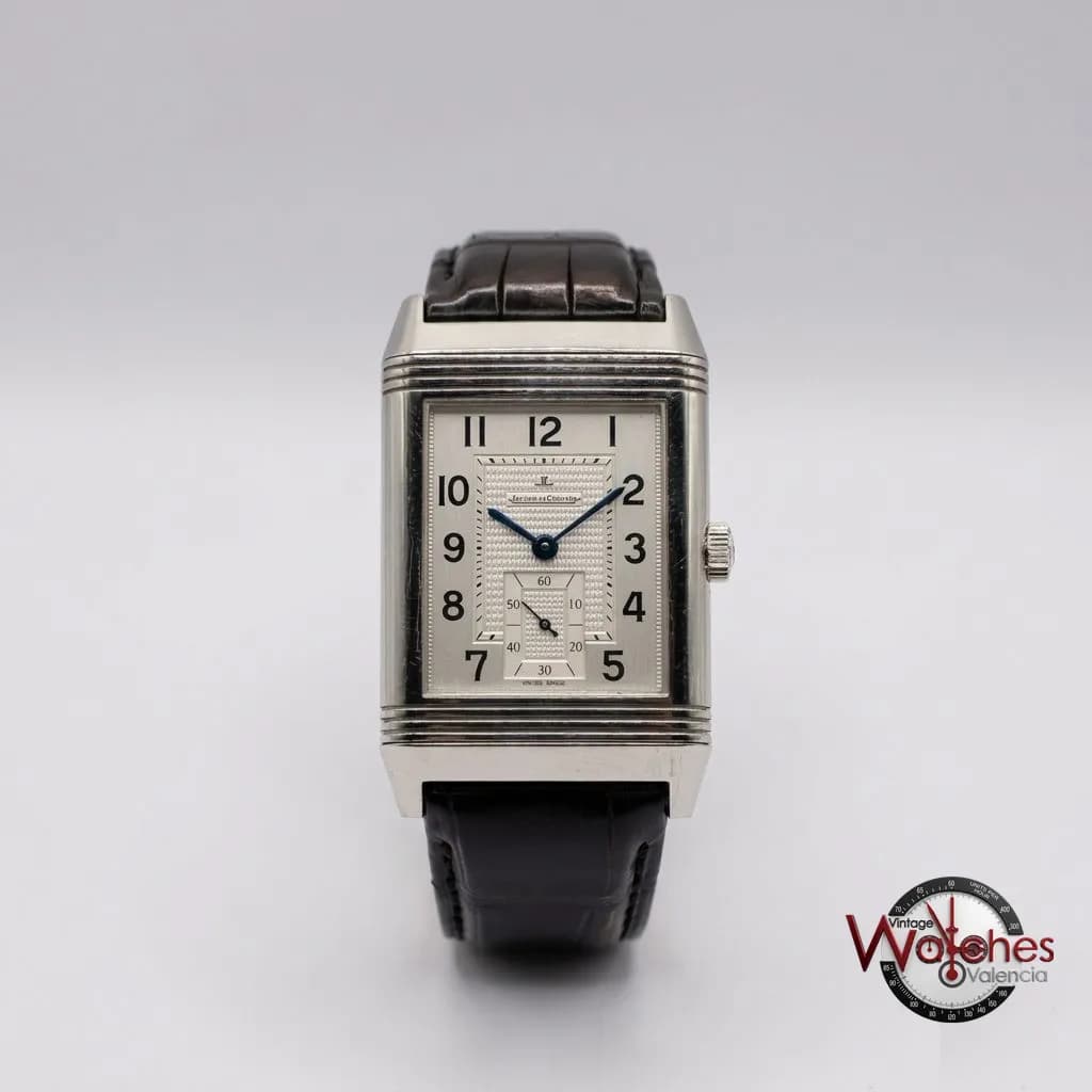 Jaeger-LeCoultre Reverso (acero, esfera plateada)