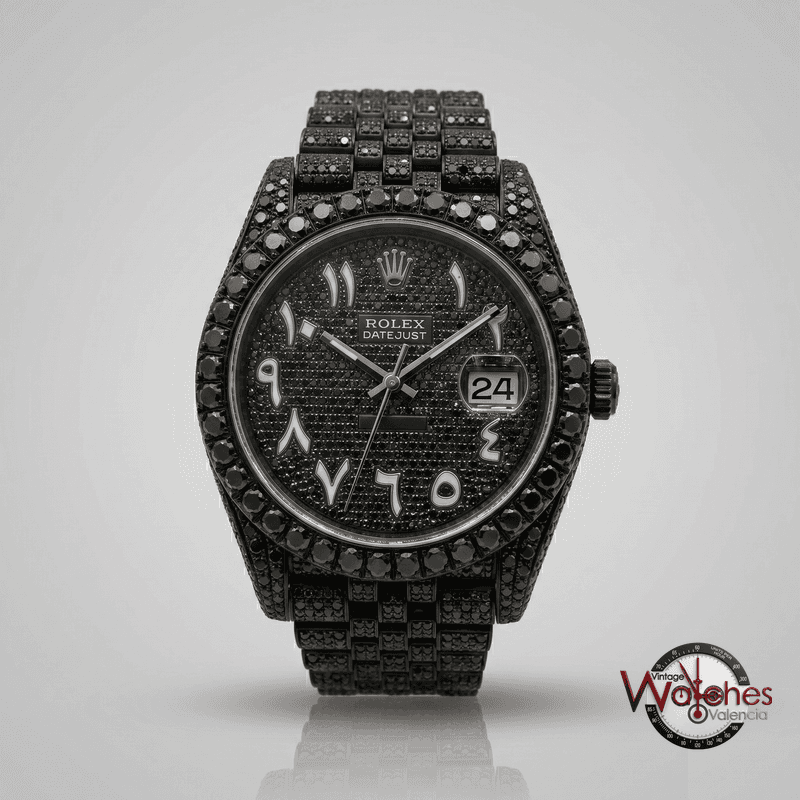 Rolex Datejust 41 "full iced" (customizado) de segunda mano