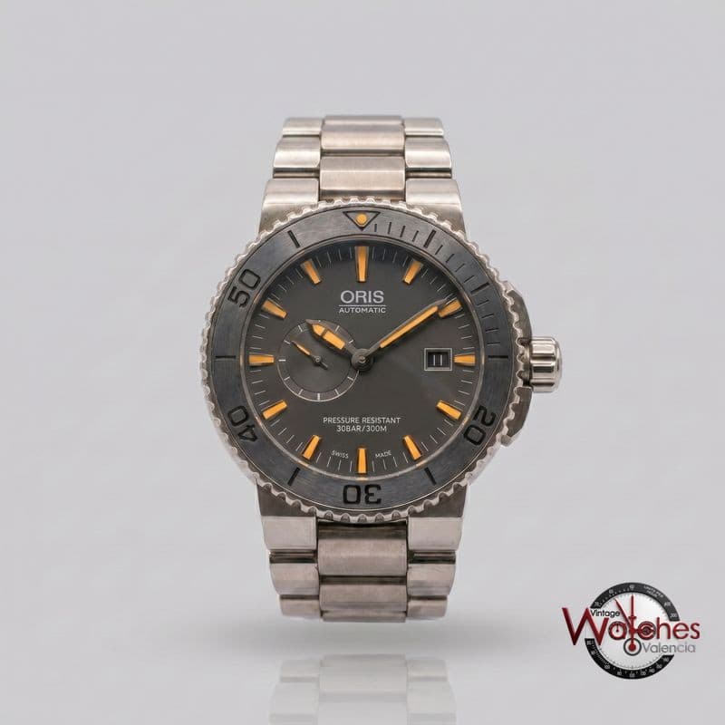 Oris Aquis Small Second Date de segunda mano